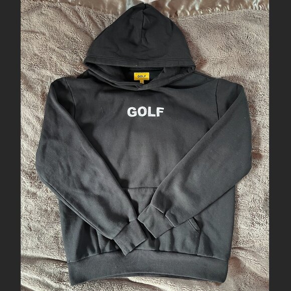 Golf Wang | Shirts | Basic Logo Hoodie By Golf Wang Black | Poshmark